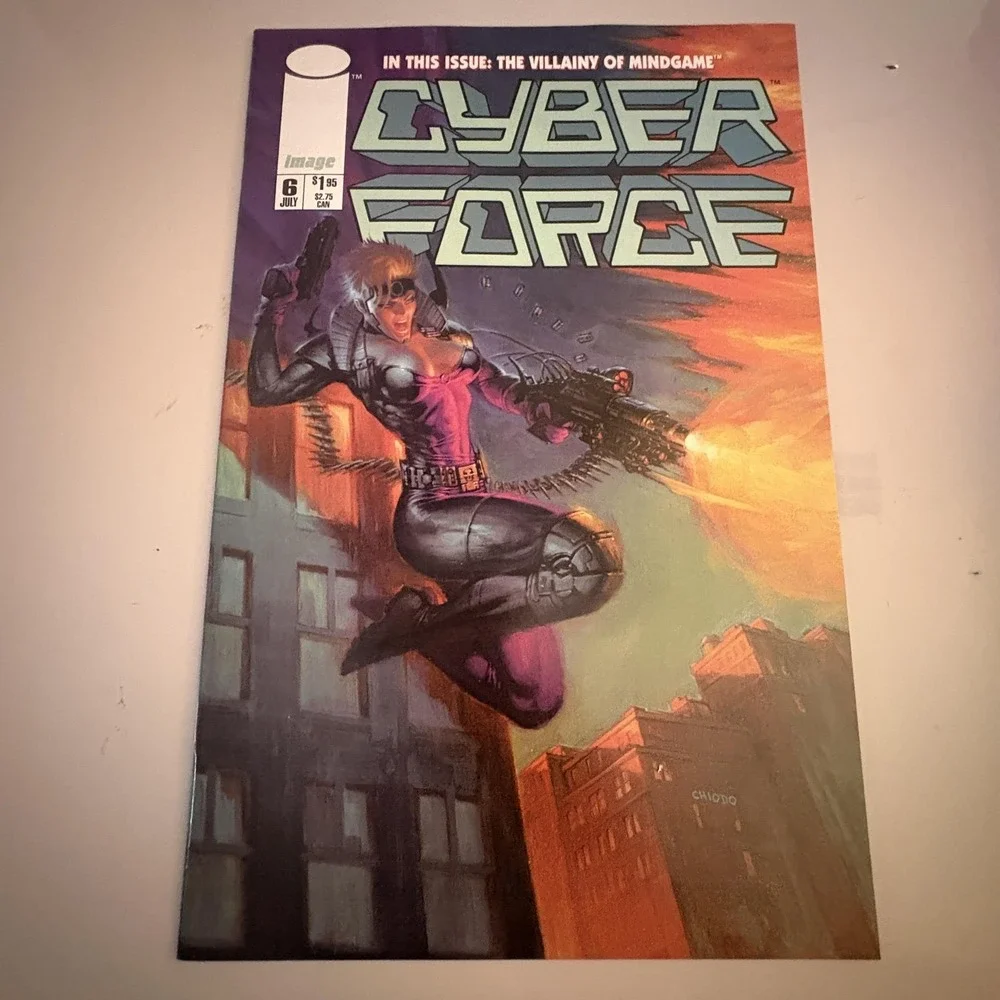 Cyberforce Image Comics #6 1994 First Printing Mindgame Canada Top Cow
